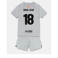 Barcelona Jordi Alba #18 Fußballbekleidung 3rd trikot Kinder 2022-23 Kurzarm (+ kurze hosen)